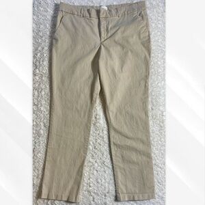 Khakis by Gap Classic Straight Leg Casual Cotton Pant Size 14 Waist 32